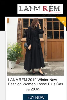 LANMREM осеннее Новое плотное платье с длинными рукавами и круглым вырезом для похудения 19B-a166