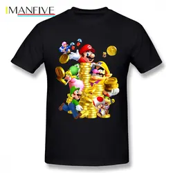 Видеоигра Toad Super Mario Bros Ps3 Ps4 футболка для мужчин Графический Футболка плюс размер 100% хлопок Футболка день рождения подарочные футболки