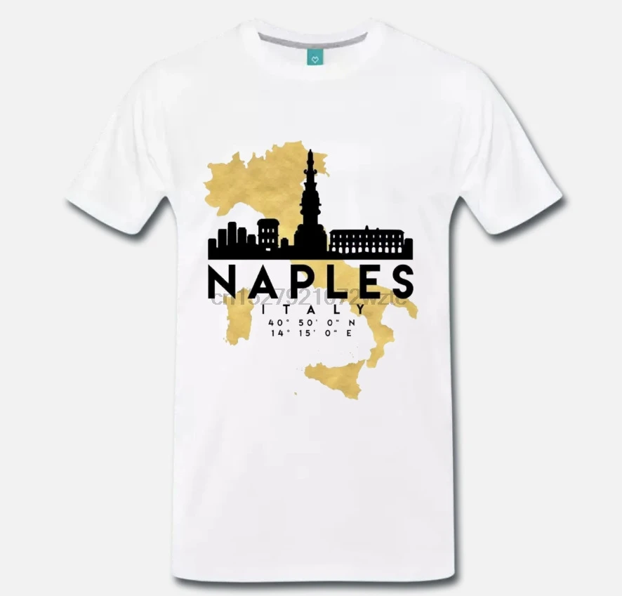 Футболка MAGLIA SOUVENIR MAPPA NAPOLI NAPLES ITALIA ITALY FUNNY 1 - S-M-L-XL | Мужская одежда