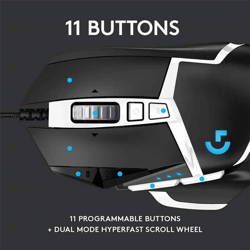 Новая Logitech G502 SE Hero высокопроизводительная Проводная игровая мышь RGB с 11