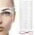 12 шт./компл. Многоразовый Трафарет Для Бровей Набор Eye Brow DIY Drawing Guide Styling Shaping Grooming Template Card Easy Beauty Makeup Tool