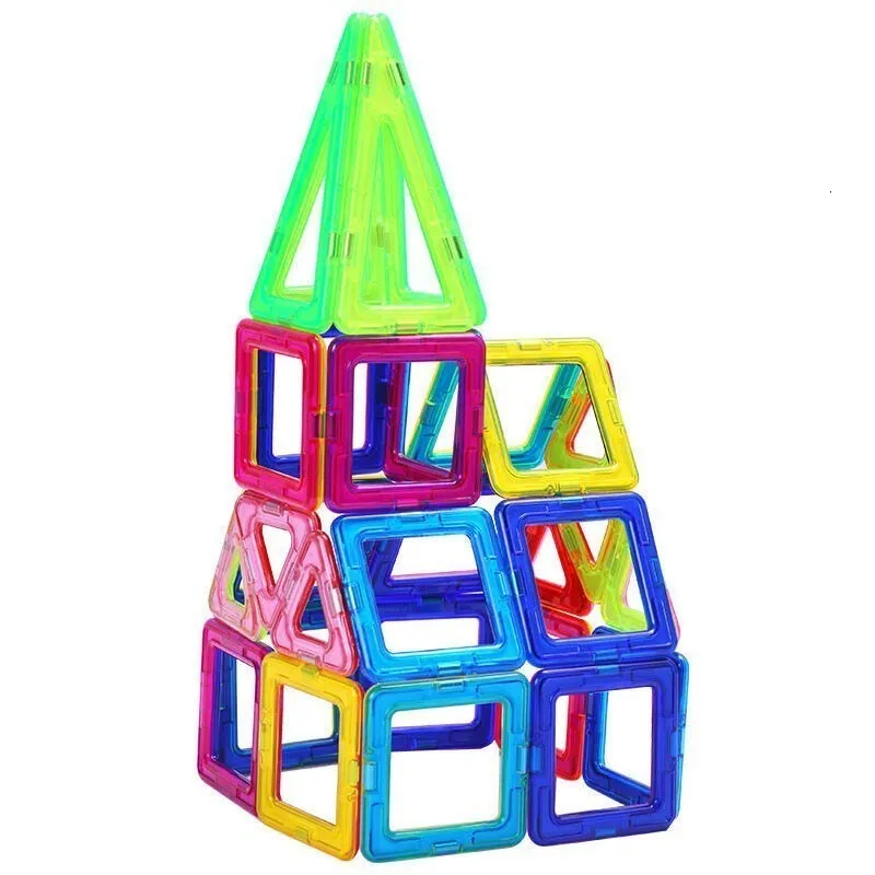Универсальный строительный большой набор магнитов, магнитные строительные блоки для девочек, розовая Магнитная игрушка, дизайн, образование для детей
