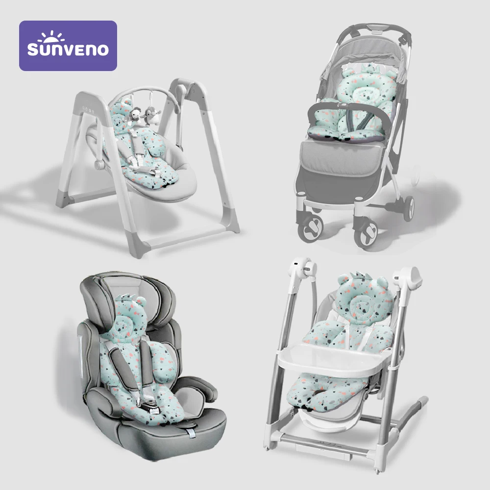 Cushion-Pad Stroller-Accessories High-Chair Sunveno Cover Breathable Baby Car Mat
