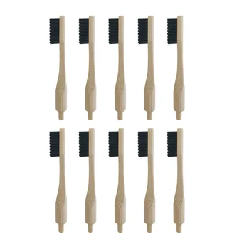 

Multiple Combination Oral Bamboo Toothbrush with 4 Plug-in Replacement Brush Heads Soft Bristles Head Tooth Oral Cleaning Care