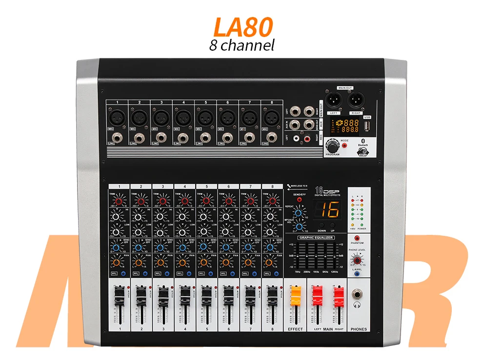 áudio sem fio microfone digital som mistura
