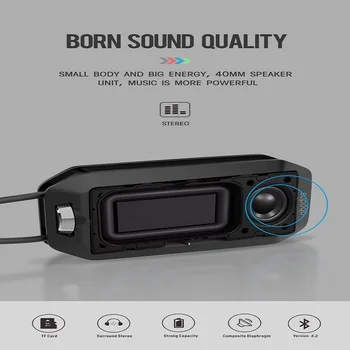 

ZEBLAZE Wireless Speaker Portable Outdoor Speaker Sport 360 Stereo Boombox Home Theater System loudspeaker Support Soundbar