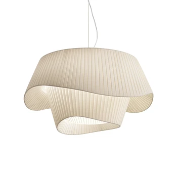 Modern and simple lily style cloth chandelier