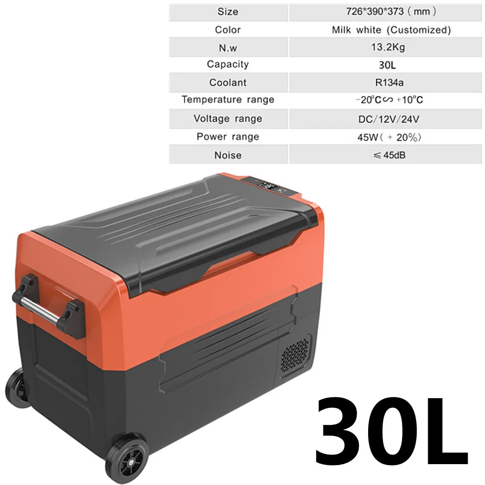 car freezer 40L Portable Car Refrigerator and Home use Auto Compressor Fridge with Handle Mini Freezer Cooler for Outdoor DC 12V 24V AC 220V mini fridge for car Car Fridges & Heaters