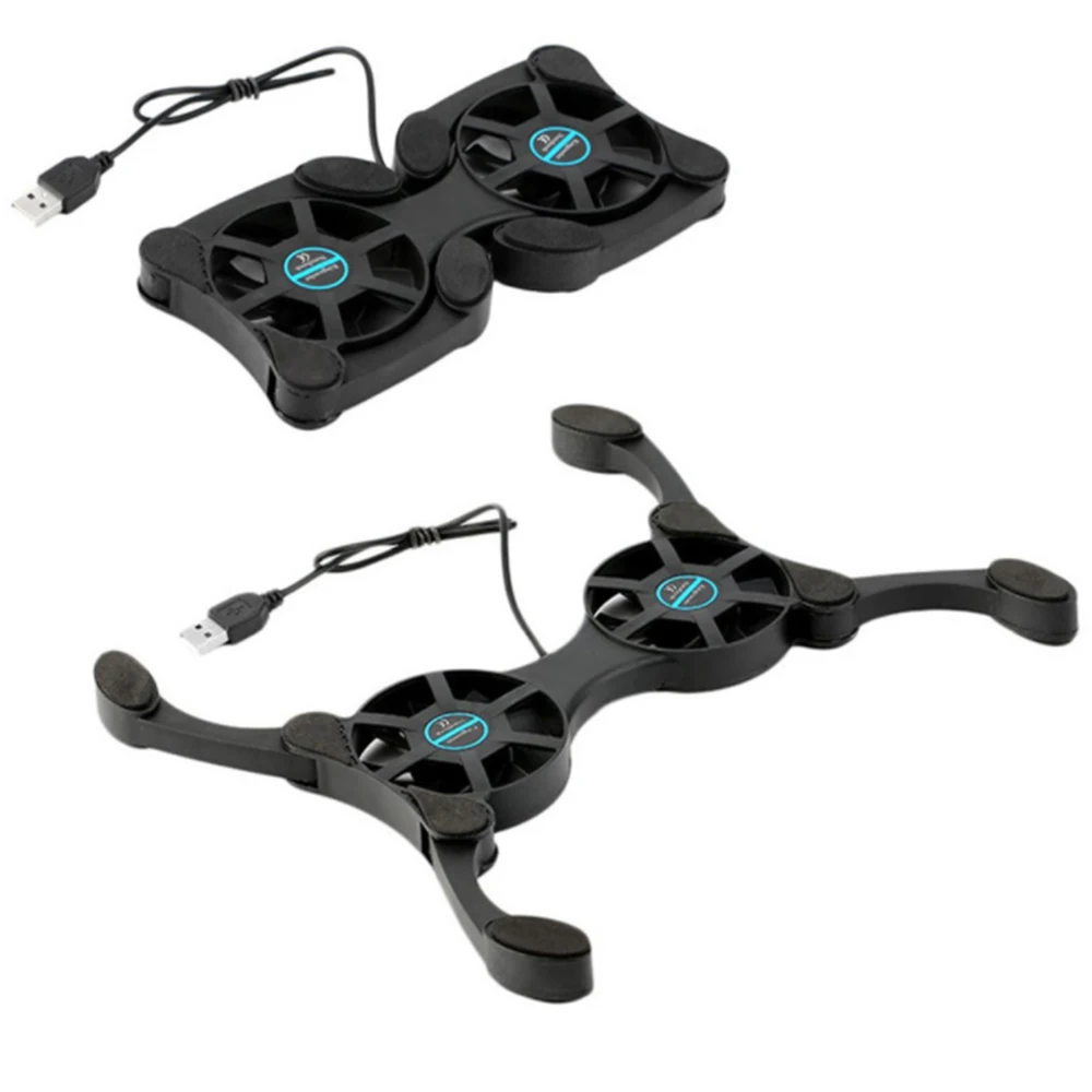 USB Fan Cooler 2 Fan Double Cooling Charging Board Suitable For Portable Computer Notebook laptop fan laptop fan stand laptop cooling pad