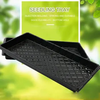 

20 Pcs PVC Flat Nursery Pots Flowerbed Nursery Flower Plant For Garden Yard Flower And Vegetable Planting Support