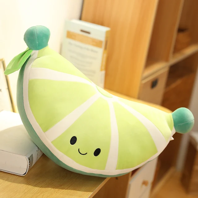 Simulation Fruit Orange Pillow Creative Orange Plush Toy Sofa Cushion Child Birthday Gift