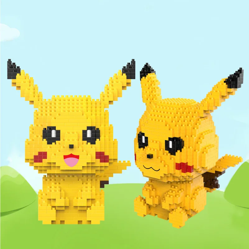 HC магические алмазные блоки Mewtwo eeve строительные игрушки Bulbasaur мультфильм микро кирпичи чармандер аниме игрушки данные аукциона 9100