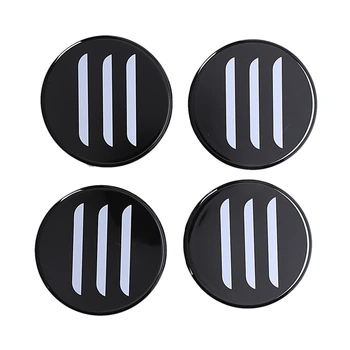 

4Pcs Durable Automobile Wheel Hub Nut Cap Decorative Hub Cap Enhance Car Appearance Fit for Tesla Model 3 Wheel Cap White