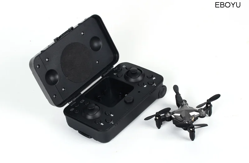 EBOYU DH120 2,4 г 4CH 0.3MP wifi FPV камера портативный Дрон RC Квадрокоптер чемодан стиль мини радиоуправляемое НЛО Карманный Дрон для детей RTF