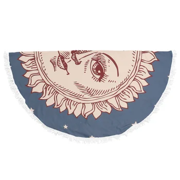 

1pc Beach Towels Bath Shower Towels Tassel Tapestry Microfiber Blanket Beach Blanket for Hotel Home