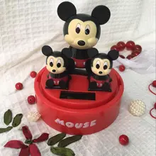 Солнечные качели Lucky Sambo, милые вращающиеся Автомобильные украшения, автомобильная кукла, креативный мультфильм