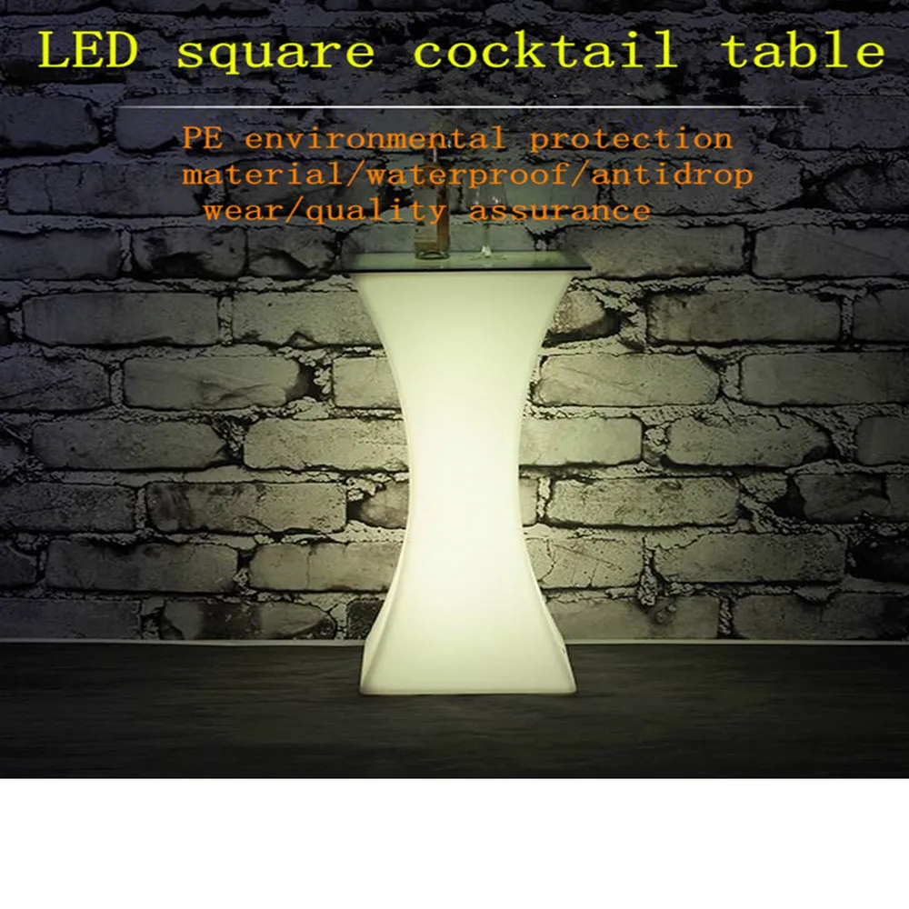 2019 Led luminous cocktail table bar creative lighting furniture round plastic table coffee table stool bar decoration 2019 Led luminous cocktail table bar creative lighting furniture round plastic table coffee table stool bar decoration