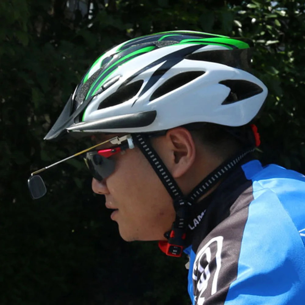 1PC 17 cm Cycling Rearview mirror For Helmet Adjustable Bicycle Outdoor Cycling Mirror Helmet Mount afbeelding