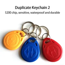 10 pces leia apenas rfid 125 khz em4305 t5577 chave tag keyfobs anel chip keytab tag fob controle de acesso 125 khz