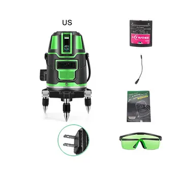 

2 lines laser levels kit laser line 360 cross levels self-aligned super bright infrared laser levels