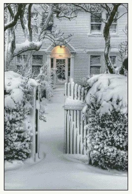 Chimera风景-白雪覆盖的院落