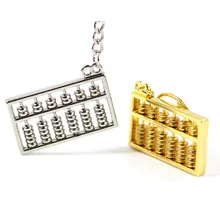 Металл 6 Скорость 8 для золота и серебра брелок счеты мужские женские автомобильные брелок со стразами небольшой кулон рекламировать Мужские t небольшие подарки