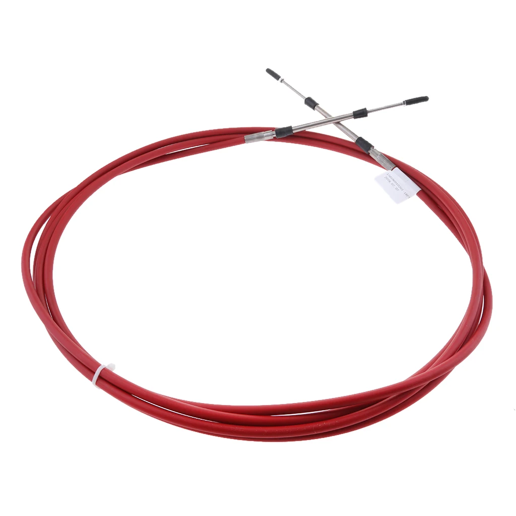 Throttle Shift Remote Control Box Cable (8-26FT)  For Yamaha for Honda Outboard, Boating Accessories