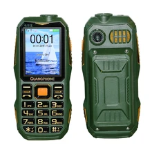 Long Standby For Outdoor Rugged Mobile Phone SOS Dial Black List Large Keyboard Torch Whatsapp Loud Sound Powerbank