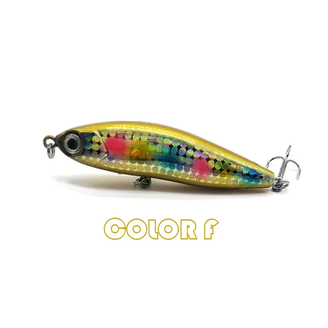 2021 New Arrivals Fishing Bait TP160 Full Depth 70MM 13G 7 Various Colors High Quality Hooks Sinking Pencil Lures For Fishing Color F
