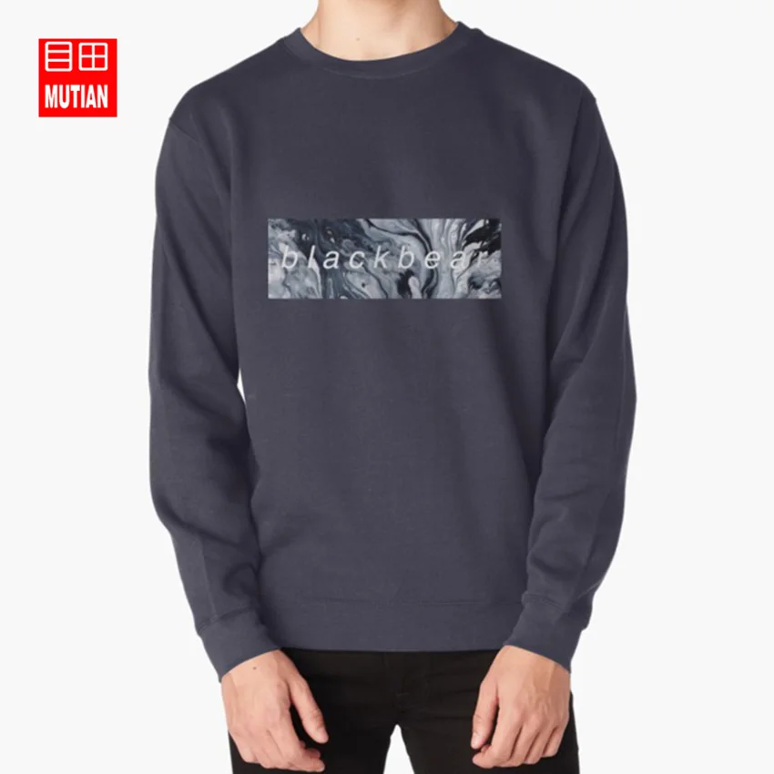 Blackbear/худи с мраморным рисунком; толстовки с черным медведем; blackbear idgf; помощь наркоман; Музыкальный артист