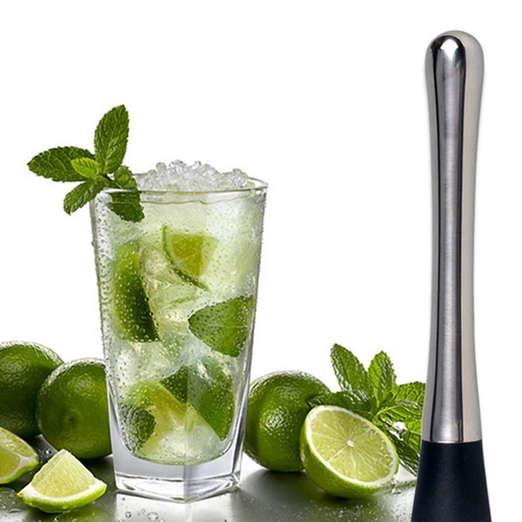 1 шт. Mint Muddler из нержавеющей стали Swizzle Stick ледовая дробилка бар Mojito сломанный