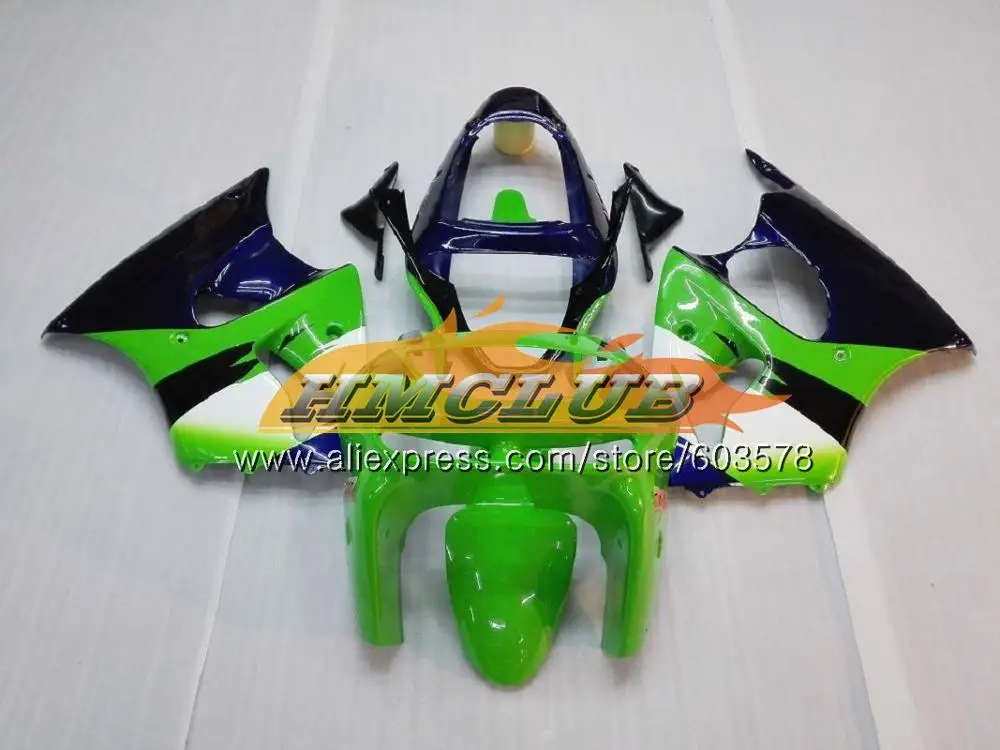 Корпус для KAWASAKI ZX-6R ZX-636 ZX600 ZX600CC 98 99 Зеленый blk 105CL. 34 600CC ZX636 ZX6R 98 99 ZX 636 ZX 6R 1998 1999 обтекатели - Цвет: No. 4