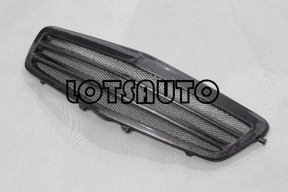 10-13 W212 E Class E200 E220 E250 E300 E350 E400 E500 углеродное волокно наружный передний бампер решетка