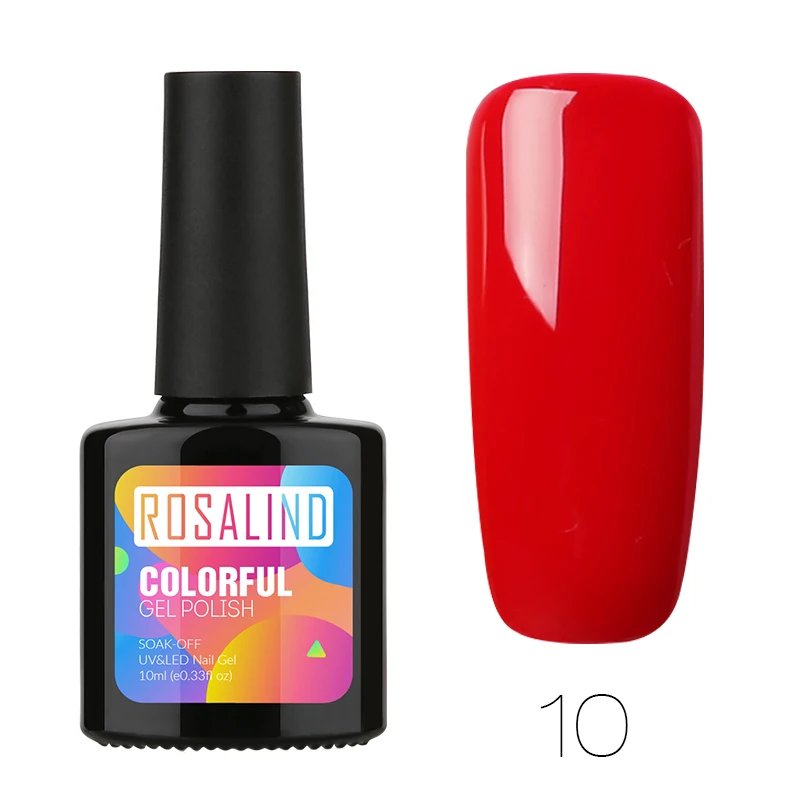 ROSALIND гель-кракле лак для ногтей Быстросохнущий Гель-лак для ногтей для маникюра для УФ полупостоянного покрытия - Цвет: RB10