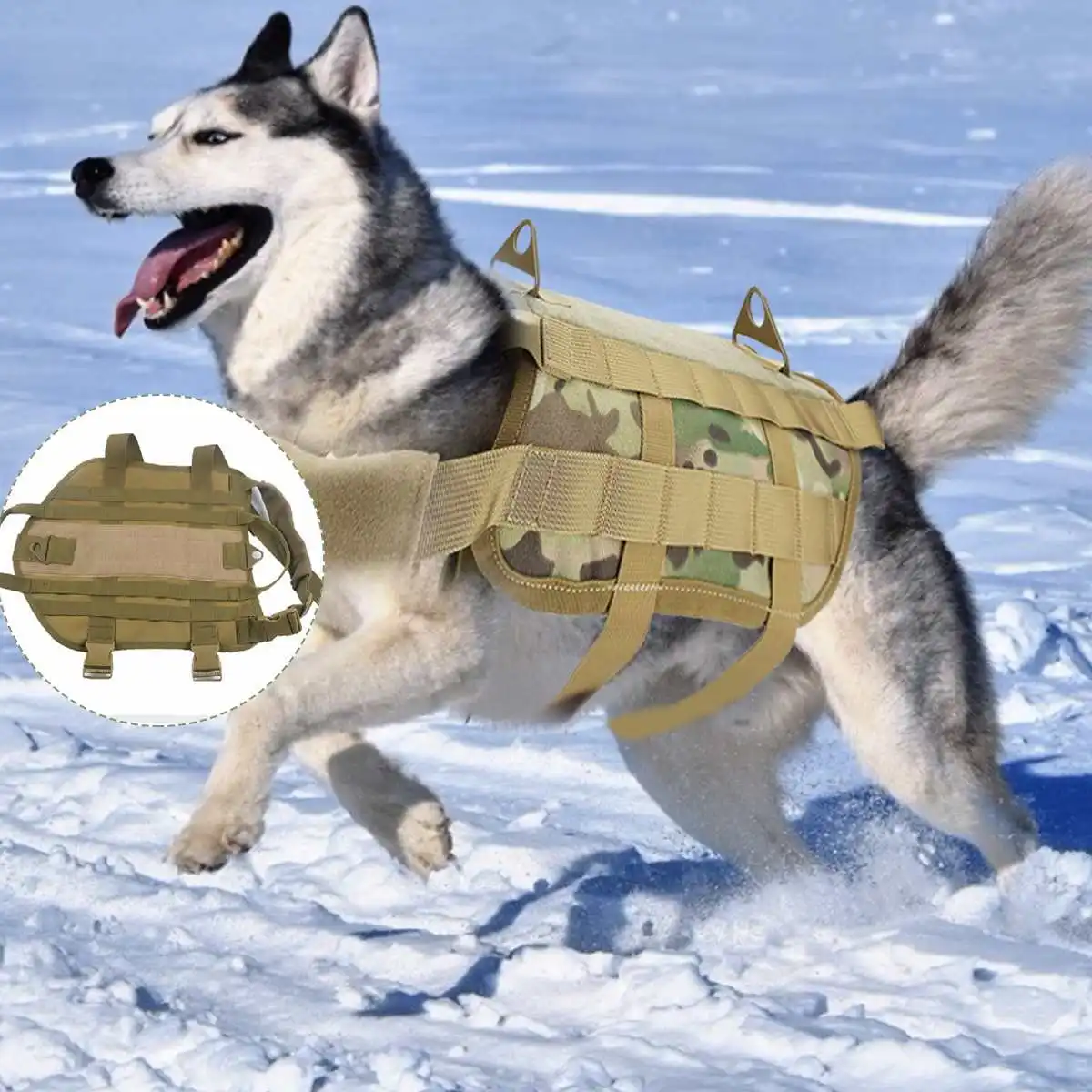 Водонепроницаемый военный армейский тактический жилет для собак, военная одежда для собак, тренировочный несущий жилет для тренировок, охоты