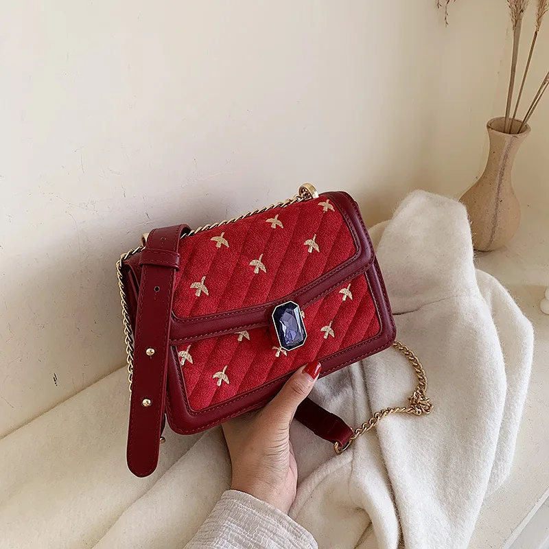 

Bags Bag Women's 2019 New Style Korean-style Fashion Small Square Bag PU Handbag Shoulder Bag WOMEN'S Messenger Bag