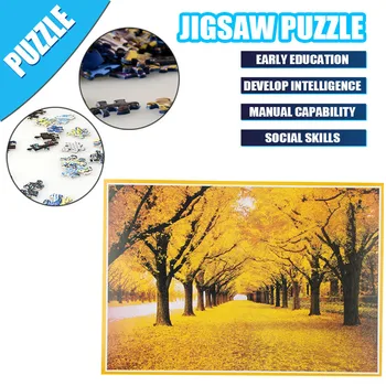 

Adult Children Puzzle Holiday Gift Puzzle Toy 1000PC Puzzle Landscape Pattern educational toys for adults Kids развивающие игры