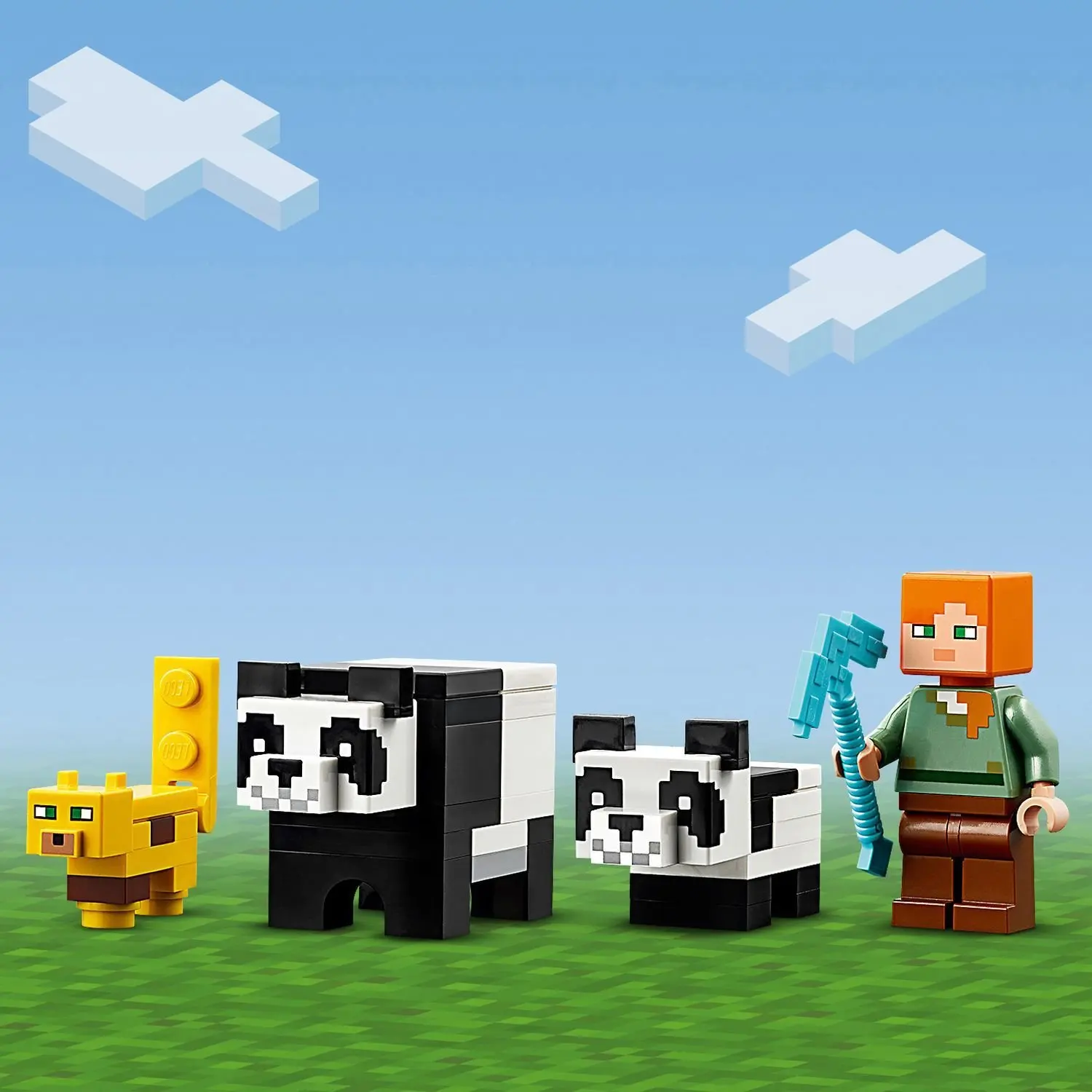 Designer Lego Lego Minecraft kennel panda 21158 Designer Lego Lego Minecraft kennel panda 21158