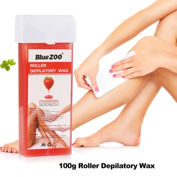 

Blue ZOO 100g Roller Depilatory Wax Epilator Arm Leg Armpit Body Hair Removal Wax Multiple Flavors Hair Remover Tools