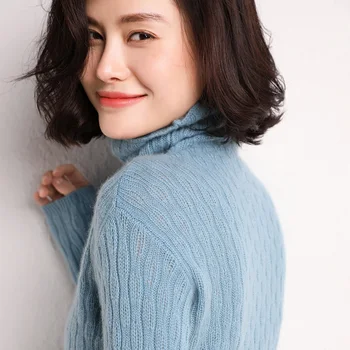 

Helovi 100% cashmere pullovers Winter Sweater Women Cashmere Knitted Women Sweaters And Pullovers Female Jumper Tops