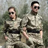 Military Uniform Snow Camouflage Army Combat Jacket Cargo Pant Uniforme Militar Tactical CS Softair Mens Working Clothes Female ► Photo 3/6