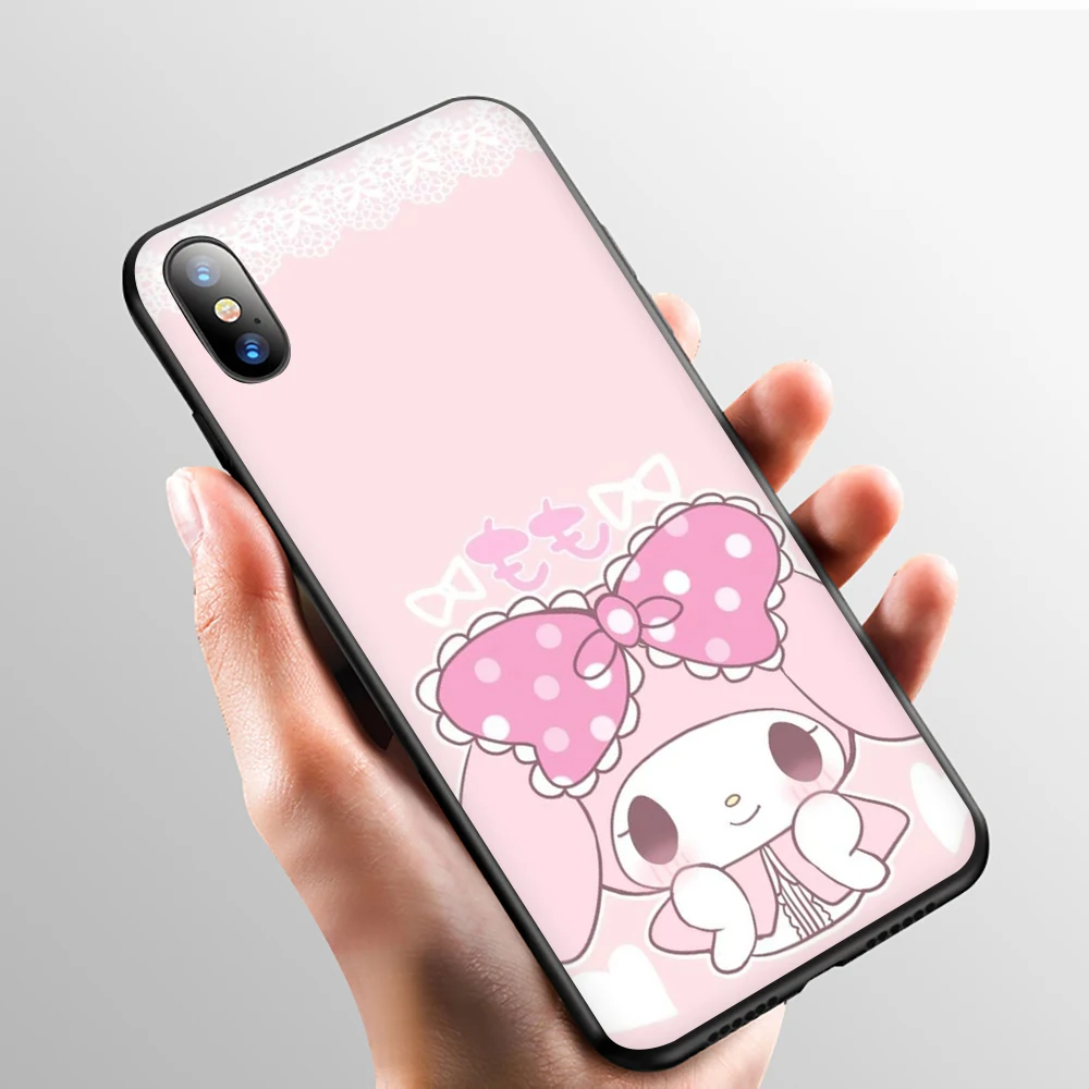 Мягкий силиконовый чехол для телефона My Melody чехол для iPhone 5 5S SE 6 6S 7 8 plus X XR XS 11 Pro Max