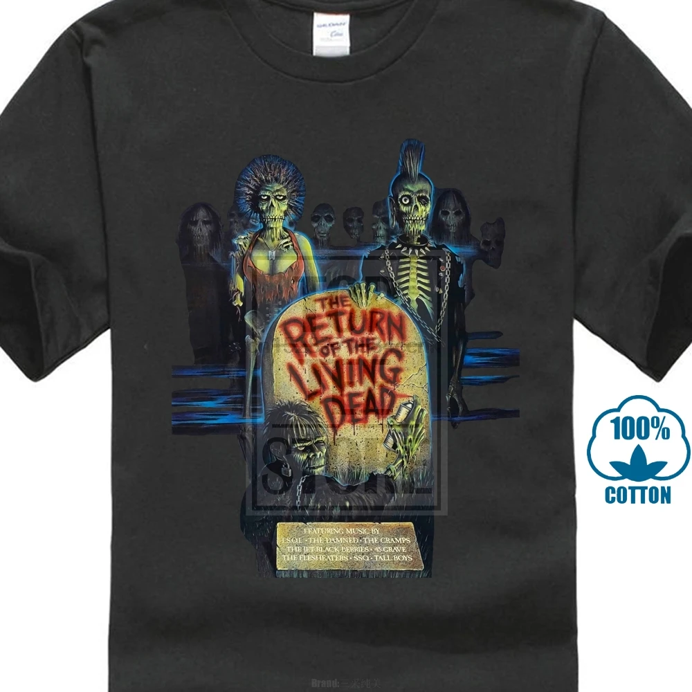 Return Of The Living Dead 1985 Film Poster T Shirt |