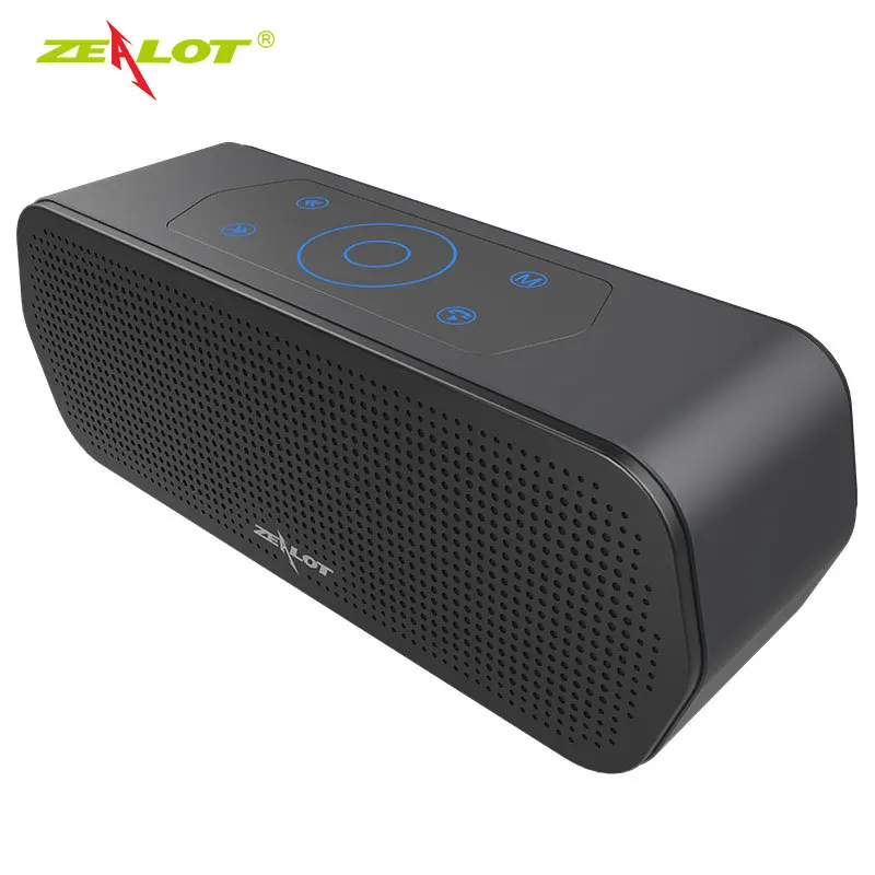 ZEALOT S20 Портативная колонка беспроводной bluetooth динамик 3D Стерео тяжелый бас интеллектуальная bluetooth-колонка динамик для карты TF с микрофоном
