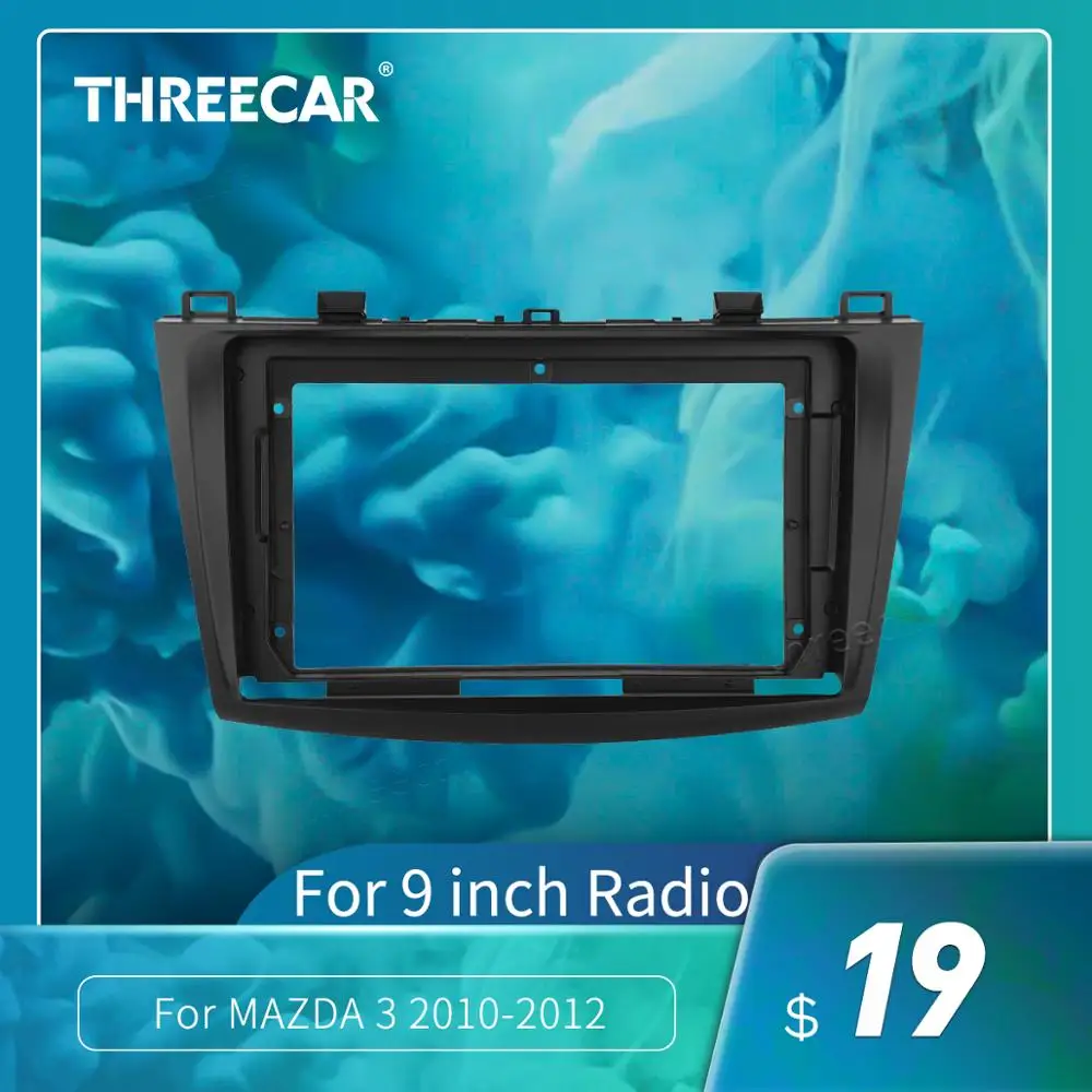 Рамка для приборной панели автомобиля 2Din подходит MAZDA 3 2010 2012 комплект