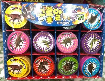 

South Korea Scientific And Educational Toy Packed in Cup Mini Double Dinosaur Egg Immersion Hatching T-Rex Bubble Water Expansio