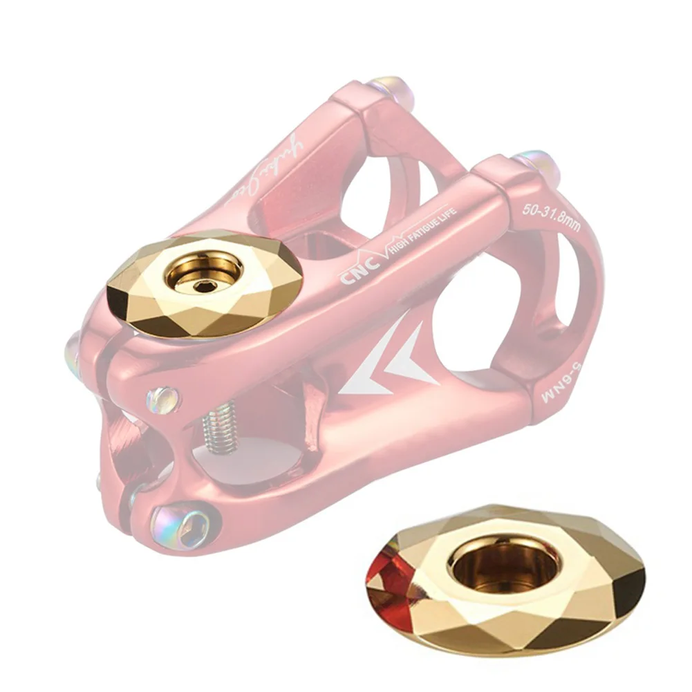 Aluminum Alloy MTB Mountain Bicycle Stem Top Cap Headset Cover MTB Bike Front Fork Stem Headset Top Cap