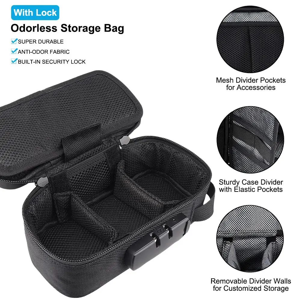 Smell Proof Bag With Lock Flame Vaporizers