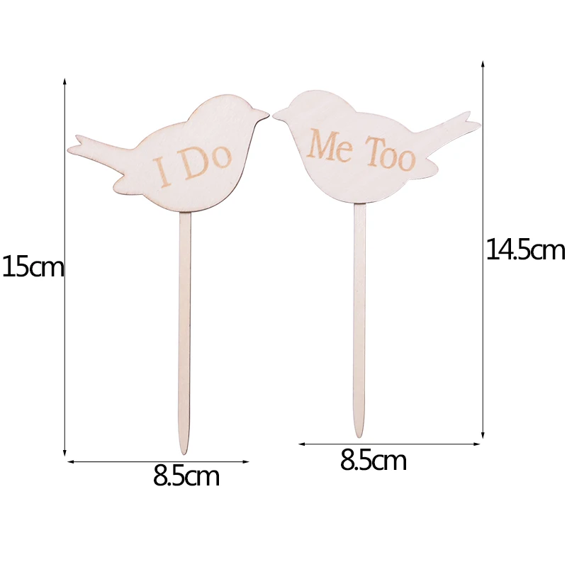 Mr& Mrs свадебный торт Топпер деревянные буквы кекс топперы DIY деревенский Свадебный юбилей торт Декор подарки на день рождения украшения - Цвет: B11