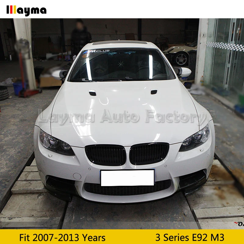 Разветвитель переднего бампера M Performance из углеродного волокна для BMW серии 3 coupe E92